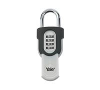 Yale Candado de Combinación con Cubierta Deslizante, Zinc y Acero, 50mm