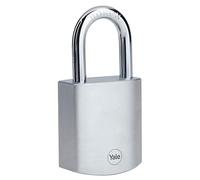 Yale Y128B/50/132/1B Candado de Alta Seguridad, Cromado, 50 mm