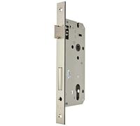 Yale Cerradura de Puerta de Madera Y52X00500S2 níquel Satinado, Bordes Cuadrados, Entrada 50 mm