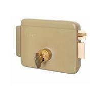 Yale-Cerradura eléctrica de sobreponer para puertas Art. 680 con pestillo azionabile retraído externo y retraído interno tramite Llave, a distancia mediante impulso eléctrico de bajo voltaje (10 W-12 V). Acabado Acero Galvanizado y barnizado. controbocchetta Incluye, CI