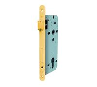 Yale Cerradura para Puertas de Madera Y52X1070 latón Pulido, Bordes Redondos, Entrada 70 mm