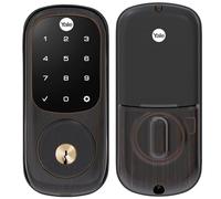 Yale Cerrojo de seguridad para pantalla táctil con onda Z en bronce aceitado