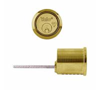 YALE P-X54KP-PB Cilindro de llanta de Repuesto, Apto para Puertas de 38 a 57 mm, Alta Seguridad, 4 Llaves proporcionadas, Latón Pulido P, 4 Keys