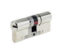 Yale Cilindro Doble Euro de 3 Estrellas, Alta Seguridad, Acabado en níquel, 40:45 (85 mm)