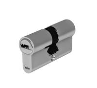 Yale Cilindro europeo de alta seguridad para cerradura YC101KD303004N1 niquelado, 30/40 mm, doble, embraguado, 4 llaves
