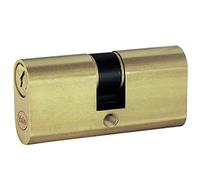 Yale Cilindro Ovalado para cerraduras YN0901003000 Color Latón, 30/30 mm, 3 Llaves