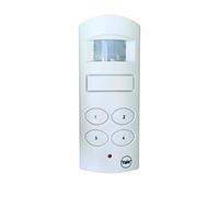 Yale Alarma inalámbrica SAA5015: Sensor de movimiento 12 m: Sirena 100 dB: Funciona con 4 pilas AA: Montaje en pared o sobremesa: Ideal para garajes, cobertizos y caravanas