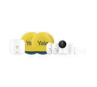 Yale Kit de alarma inteligente premium, 10 piezas [no requiere suscripción] brazo, brazo parcial, desarmar | Control de 4 áreas de seguridad | Alertas en tiempo real | Compatible con la aplicación