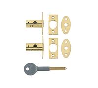 Yale Locks 8001 Visi Pack - Pestillos para Ventana (2 Unidades), Color latón [Importado de Reino Unido]