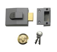 Yale Locks 82 Deadbolt Cerradura Pasador 60mm Caja Dmg Acabado Caja YAL82DMGPB