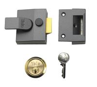 Yale Locks 85 Bloqueo Cerradura Pasador 40mm Caja Dmg Acabado Satén Cromo Cylin