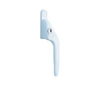 Yale Locks Manilla Offset Blanca para Ventana PVC, con Cerradura, Derecha