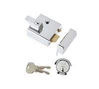 Yale Locks P2 Doble Seguridad Nightlatch 40mm Caja Acabado Cromado Visi YALP2C