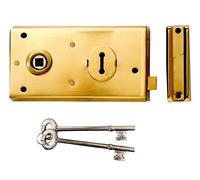 Yale Locks P401 Cerradura Acabado de Latón Pulido 138 x 76mm Visi YALP401PB