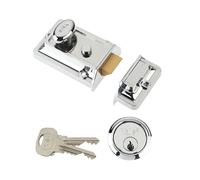 Yale Locks P77 Tradicional Cerradura Pasador 60mm Caja Acabado Cromado Visi