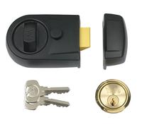 Yale Locks Y3 Cerradura Pasador Moderno 60mm Caja Negro Acabado Visi YALY3BLPB60