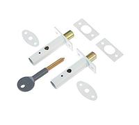 Yale Locks YALP2PM444WE Cerradura de Seguridad, Blanco, Pack de 2, Set de 6 Piezas
