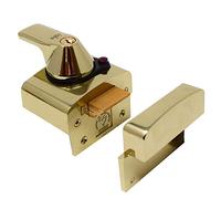Yale Locks YALPBS1BLX Yale P-BS1-BLX-PB-60, BS1 British Standard Nightlatch, 60 mm, Acabado de latón, Alta Seguridad Aprobado por compañías de Seguros, Brasslux, 60mm