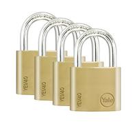 Yale Locks yalye1404pk 40 mm Acabado de latón candado (4 Unidades)