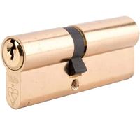 Yale PKM3535-PB, 35/10/35 (80mm) Latón Doble Cilindro Cerradura Con 3 Llaves