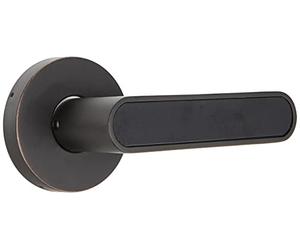Yale Security D510LK01 Kincaid BK palanca, pasaje, cerradura de bronce aceitado