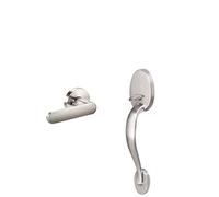 Yale Security D7809N5KN01 Jamestown Kincaid - Palanca interior, mango de pasaje de níquel satinado, bronce aceitado