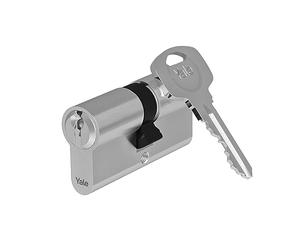Yale Serie 500 Plus - Cilindro de perfil europeo (doble, 30/35, níquel satinado, cantidad de blíster: 1)