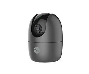 Yale SV-DPFX-B - Cámara Wi-Fi para interiores -Pan & Tilt - Detección de movimiento - conversación bidireccional - Modo de privacidad - Visualización HD en vivo - Trabaja con Google y Alexa