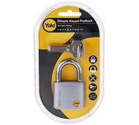 YALE Y120D/50/127/1 Candado de alta seguridad 50mm Color plateado