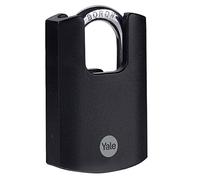 Yale Y121B/40/125/1 Candado con Llave, Negro, 40 mm