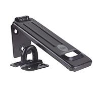 Yale Y135B/120/BK - Hasp para candado latón 120 mm negro código reajustable, sin llave, para exterior antirrobo seguridad para taquilla, mochila, armario