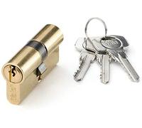 Yale, Y53030LTLC, Cilindro de Seguridad, YL5, No, Leva Corta, Llave - Llave, Latonado, 30 x 30 mm