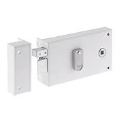 Yale YAH37G - Cerradura Horizontal con alcachofa, 2 Llaves, versión Izquierda, para Rejilla y Portal