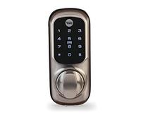 Yale-Yale Inteligente Vida yd-01-con-nomod-sn sin Llave Conectado Ready Smart para Puerta Lock, níquel Satinado