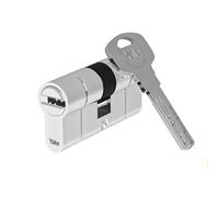 Yale YC2100 121723535002201 Cilindro De Seguridad Niquelado 35 x 35 mm Leva Larga