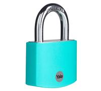 Yale-Candado de aluminio 50 mm verde Yale