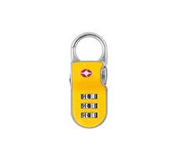 Yale YTP2/26/216/1Y - Candado tsa metal 26 mm amarillo código reajustable, sin llave antirrobo seguridad para maleta, equipaje, viaje | candado antirrobo para taquilla puerta garaje