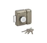 Yale YV25BT-45/SC Cerradura de Puerta, marrón Dorado, 45mm Ø23mm
