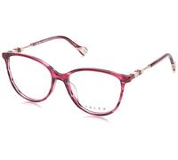 Yalea Gafas DE Vista, Striped Shiny Raspberry, 53/16/135 para Mujer