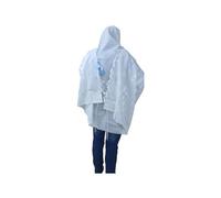 Yaliland Talit Tradicional Judía para Hombre, Chal de Oración Kosher 100% Lana con Rayas y Atara, blanco/blanco, 70 - (59/79 Inch)