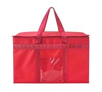 Yalin Bolsa térmica grande XXXL de poliestireno, para mantener la comida caliente o fría, reutilizable, doble cremallera, para las compras, 58,4 cm de ancho x 38,1 cm de alto x 35,6 cm de profundidad