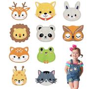 YALiya 10 Piezas Parches Termoadhesivos Infantiles, Parches Ropa Niños, Parches Ropa Termoadhesivos, Parches DIY para Planchar en Pantalones, Vaqueros, Camisetas y Tejidos (estilo animal)