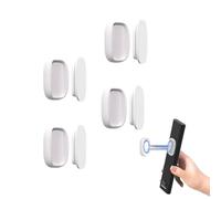 YALiya 2025 Soporte de Control Remoto magnético superpotente, 5 Pieza, Soporte Mando Pared, Porta Mandos a Distancia Magnético, Apto para Todo Tipo de Pequeños Electrodomésticos (Blanco)