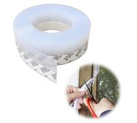 YALiya Tira de Sellado Burlete Puerta, Tira de Sellado Autoadhesiva Transparente, Tira de Sellado, 5M×45MM, Aislamiento, Acústico, a Prueba de Viento, Anti-bug de Sellado