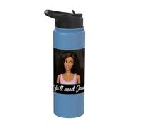 Y'all Need Jesus Funny Girls Meme Saying Christian Stainless Steel Insulated Water Bottle