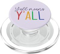 Y'ALL Significa Y'ALL LGBT Rainbow Pride Parade Meme PopSockets PopGrip para MagSafe