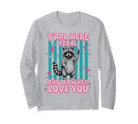 Yall were Feral But I Low Key Love You Funny Raccoon Teacher Manga Larga