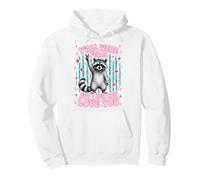 Yall were Feral But I Low Key Love You Funny Raccoon Teacher Sudadera con Capucha