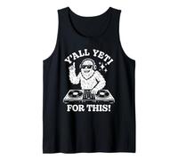 Y'all Yeti para Este Divertido Yeti DJ Abominable Música De Muñeco De Nieve Camiseta sin Mangas