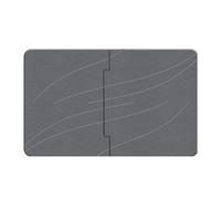 Yallmie Alfombra de Baño de Piedra, 39 * 60cm Alfombra Ducha Piedra Alfombrilla de Diatomeas, Alfombrilla Ducha Piedra Diatomita Absorbente Stone Drying Mat, Secado Rapido Tapete Diatomita para Hogar